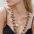 lovely with a rose gold, pink, champagne diamond<br>take on shop the look > sunburst and pearls<br>with bespoke centerpiece<span class='visuallyhidden'>Call or text 323-404-2959 if you need shopping assistance.</span>